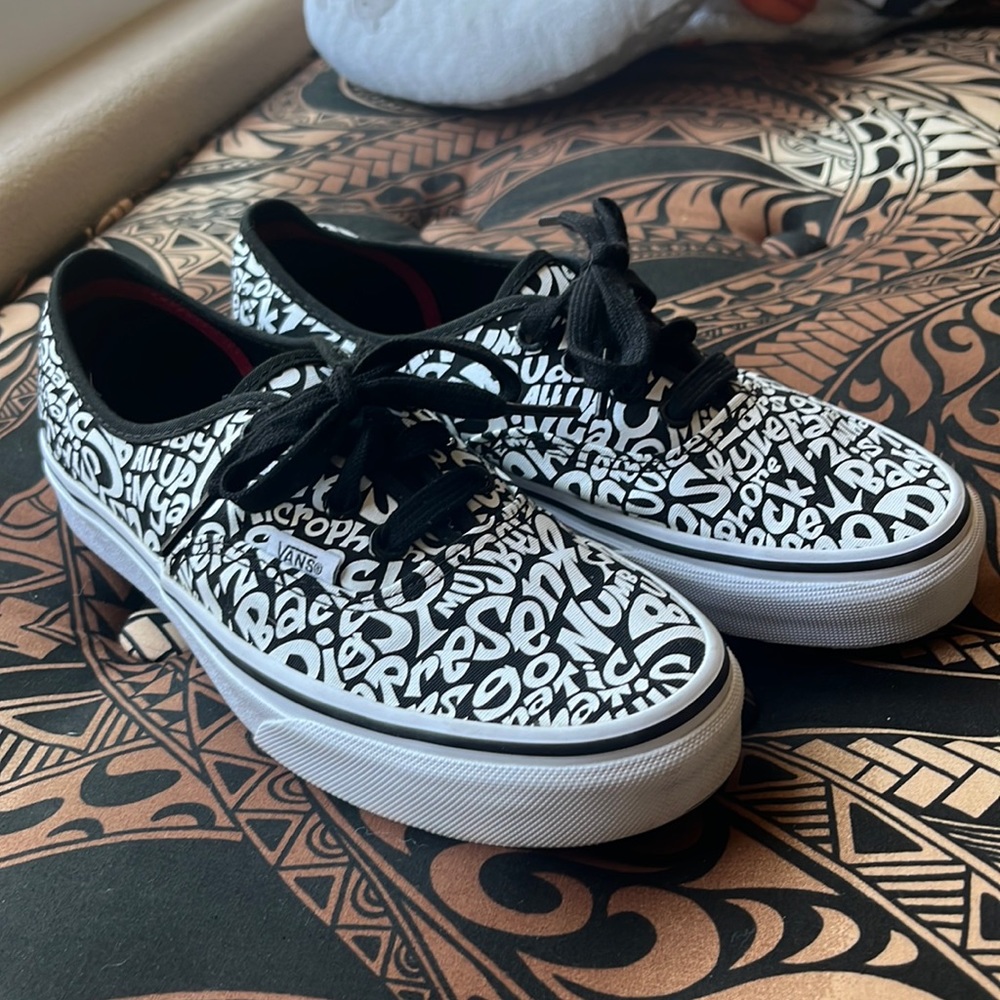 Vans shoes. A Tribe Called Quest addition. Womens size 7. Mens size 5.5.